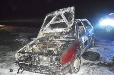 HENRYKÓW | Pożar samochodu